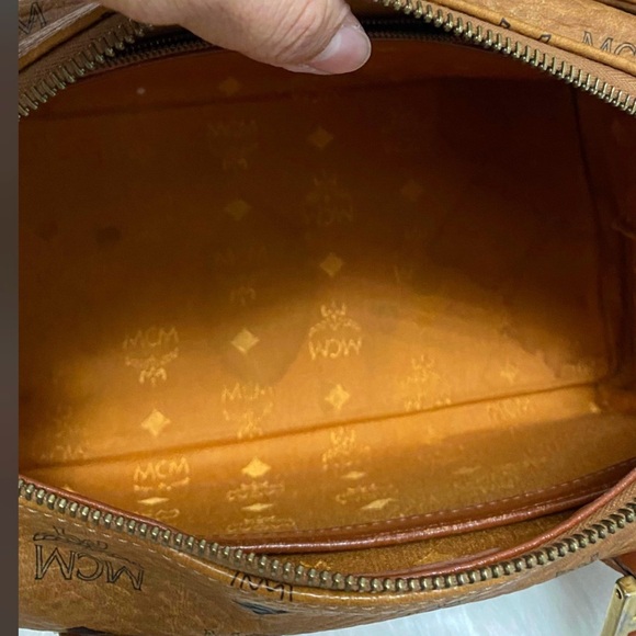 Authentic MCM Small Boston Bag Visetos - Picture 6 of 16